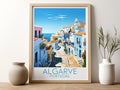 algarve travel poster for kitchen portugal