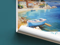 zakynthos travel poster roll up greece