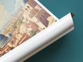 jerusalem travel poster tube israel