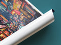 tokyo travel poster tube japan