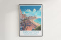 brighton travel poster hanged on the wall united kingdom