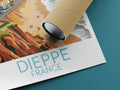 dieppe travel poster rolled france