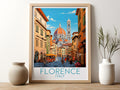 florence travel poster for kitchen italy