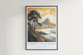 mount maunganui travel poster hanged on the wall new zealand