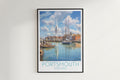 portsmouth travel poster hanged on the wall england