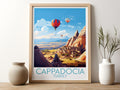 cappadocia travel poster for kitchen turkey