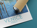 venice travel poster rolled italy