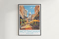 nottingham travel poster hanged on the wall england