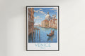 venice travel poster hanged on the wall italy