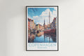 copenhagen travel poster hanged on the wall denmark