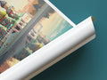 moscow travel poster tube russia