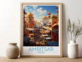 amritsar travel poster for kitchen india