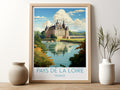 pays de la loire travel poster for kitchen france