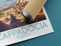 cappadocia travel poster rolled turkey