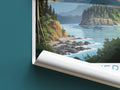 vancouver travel poster roll up canada