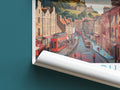 edinburgh travel poster roll up united kingdom