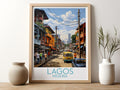 lagos travel poster for kitchen nigeria