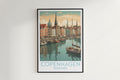 copenhagen travel poster hanged on the wall denmark