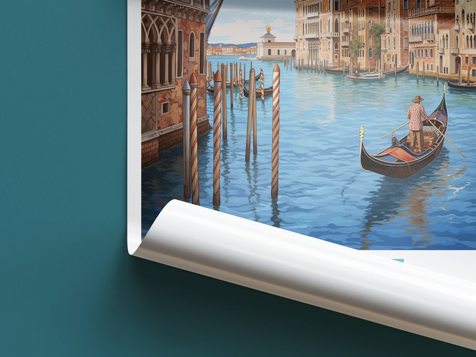 venice travel poster roll up italy