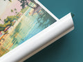 barbados travel poster tube barbados