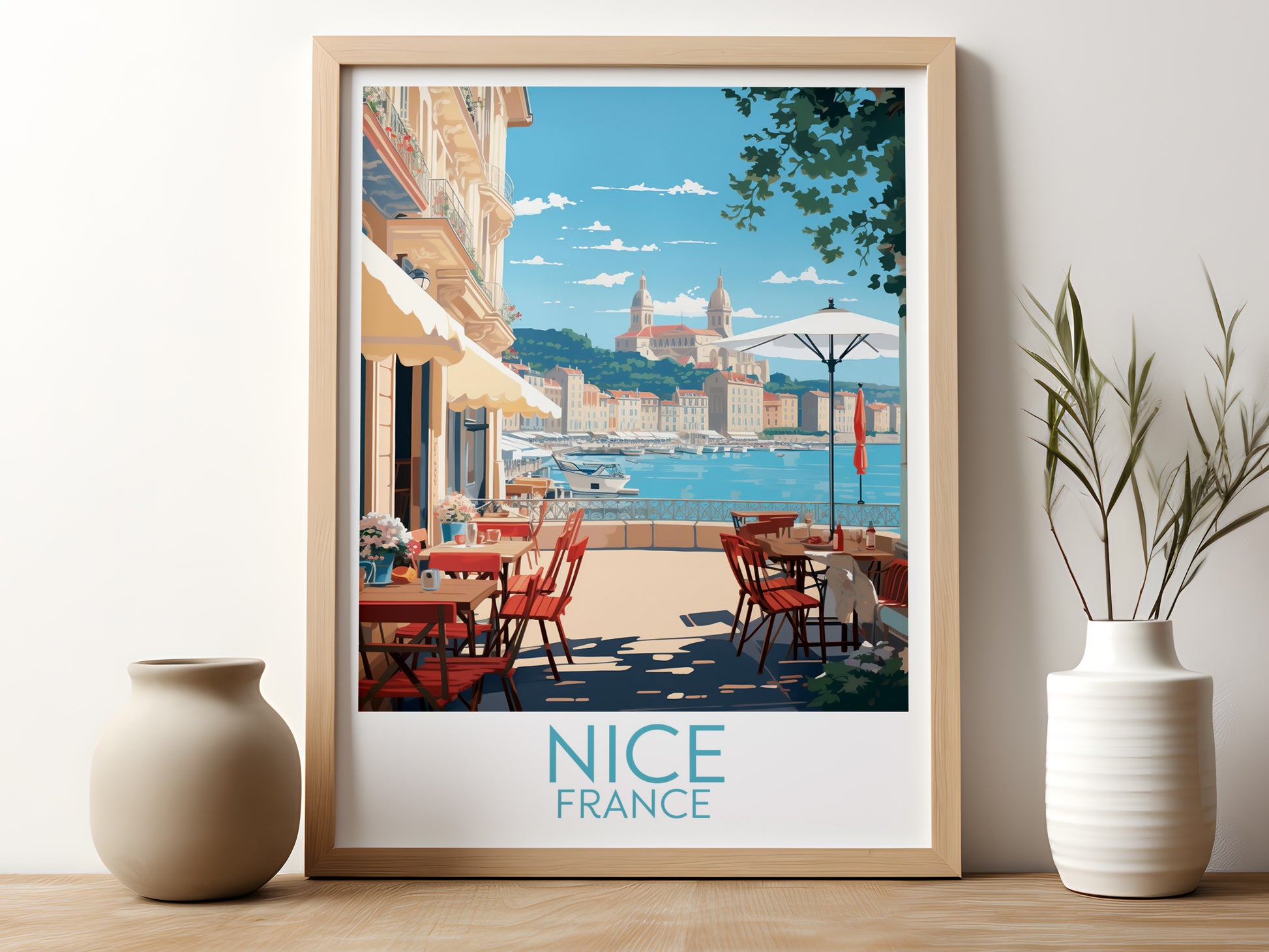 nice travel poster for kitchen france