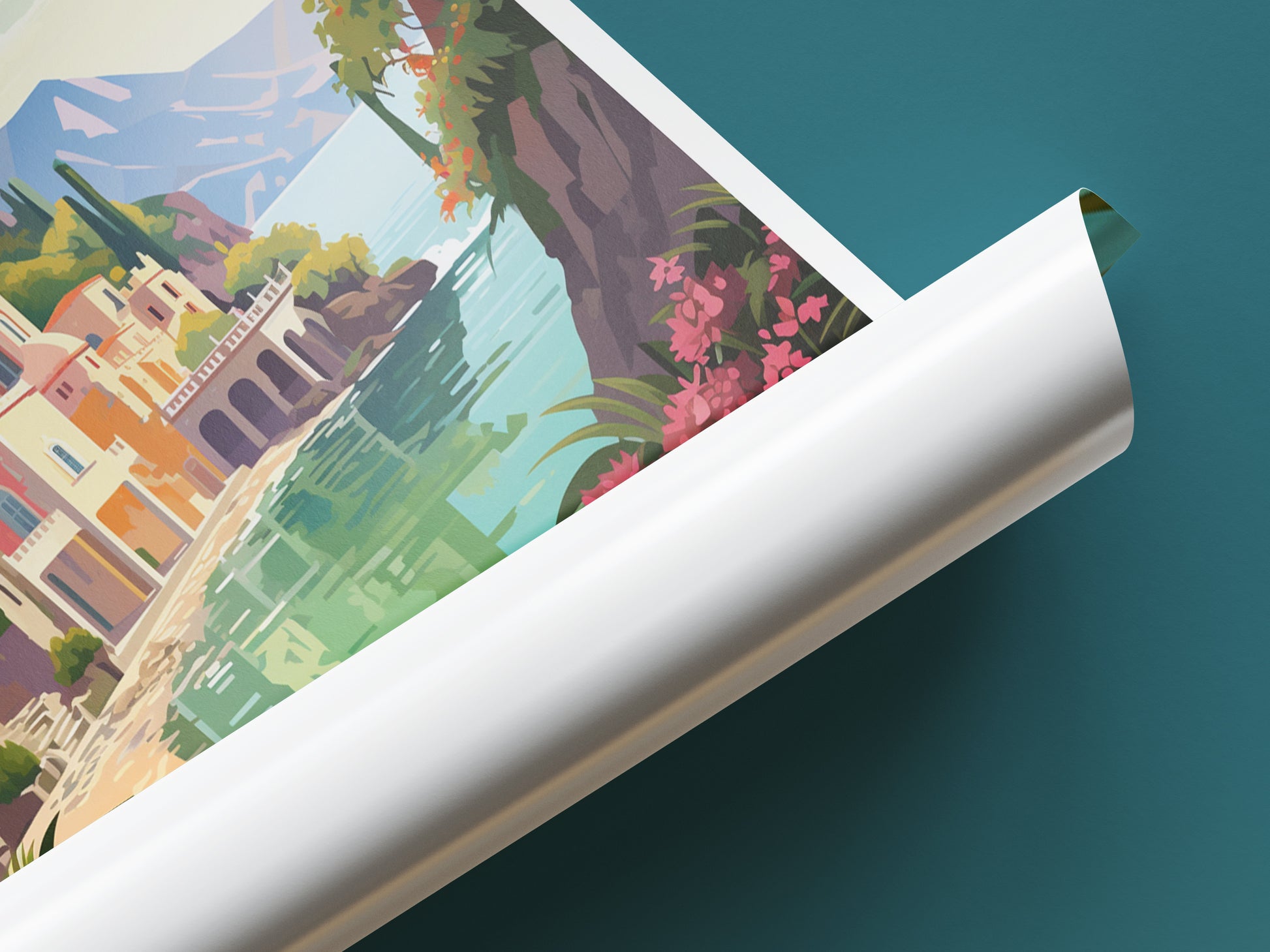 sicily travel poster tube italy