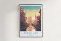 amritsar travel poster hanged on the wall india