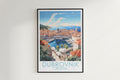 dubrovnik travel poster hanged on the wall croatia