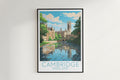 cambridge travel poster hanged on the wall england