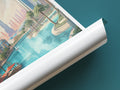 dubai travel poster tube united arab emirates