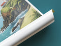 pays basque travel poster tube france