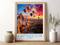 cappadocia travel poster for kitchen turkey