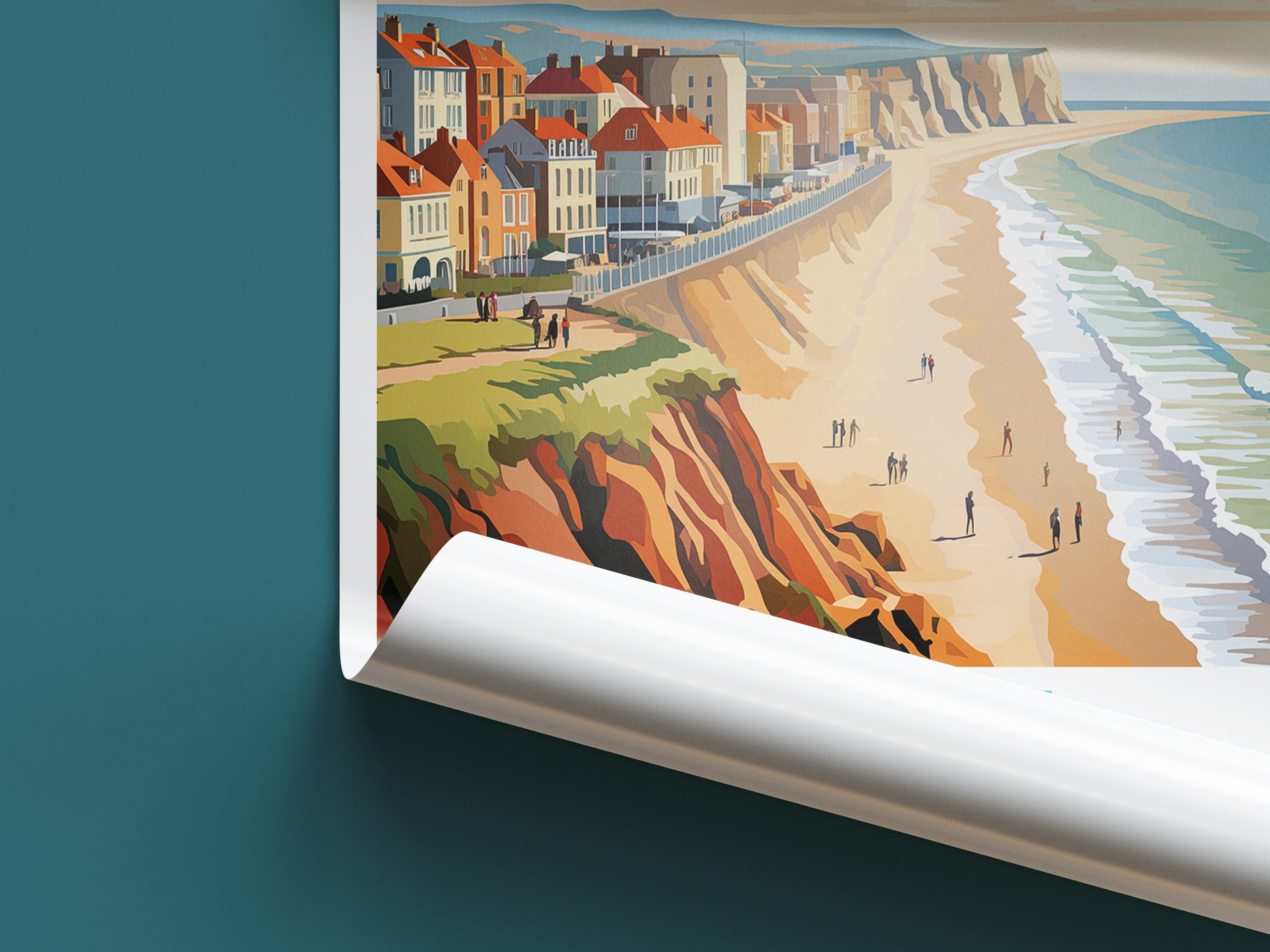 dieppe travel poster roll up france