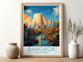 bangkok travel poster for kitchen thailand