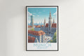 munich travel poster hanged on the wall germany