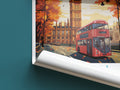 london travel poster roll up united kingdom