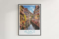 alsace travel poster hanged on the wall france