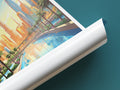 dubai travel poster tube united arab emirates