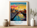 berlin travel poster for kitchen germany