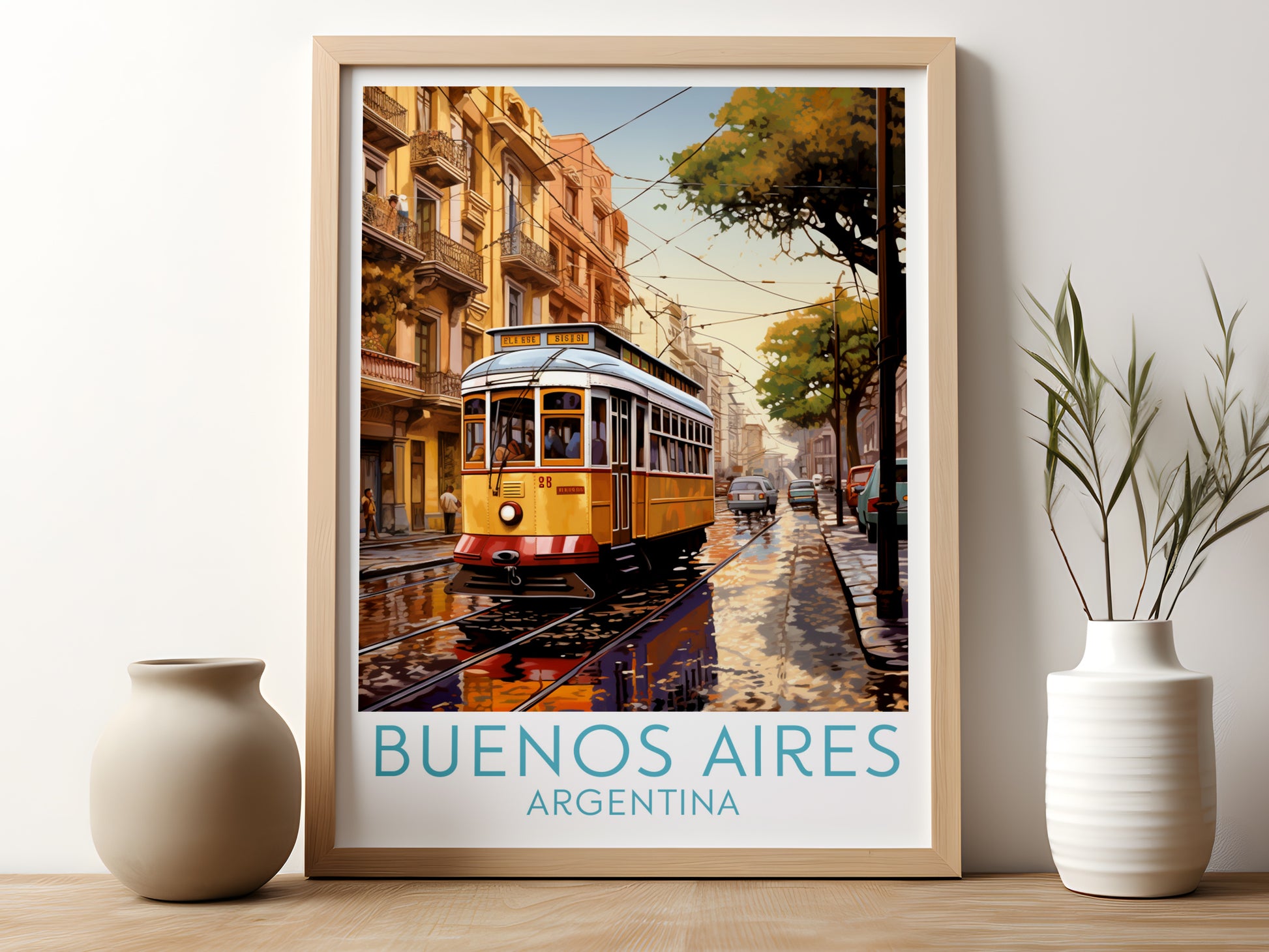 buenos aires travel poster for kitchen argentina