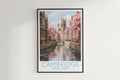 cambridge travel poster hanged on the wall england