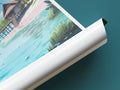 maldives travel poster tube maldives