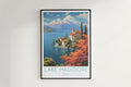 lake maggiore travel poster hanged on the wall italy