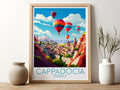 cappadocia travel poster for kitchen turkey