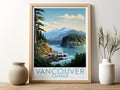 vancouver travel poster for kitchen canada