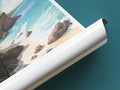 barbados travel poster tube barbados