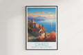 ohrid travel poster hanged on the wall north macedonia