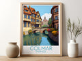 colmar travel poster for kitchen france