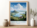 pays de la loire travel poster for kitchen france