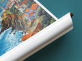 azores travel poster tube portugal